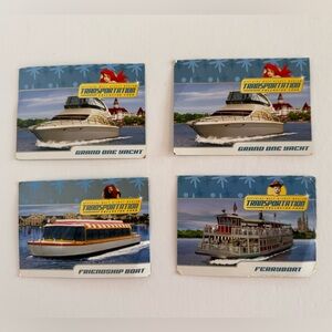 Walt Disney World Transportation Cards Lot of 4